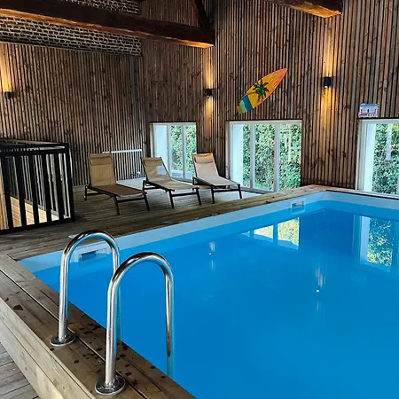 House In A With Swimming Pool Near Le Touquet Paris